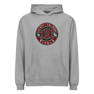 Unisex knit fleece hoodie