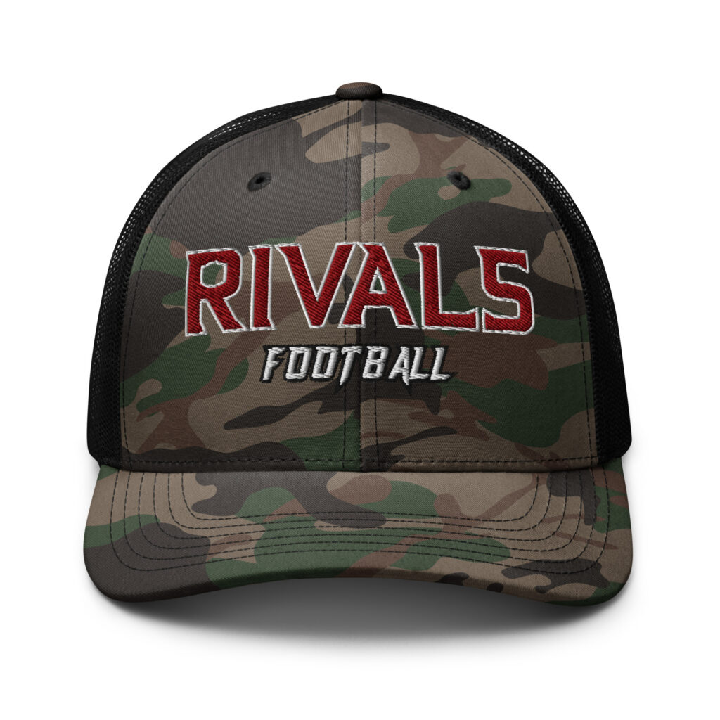 Camouflage trucker hat
